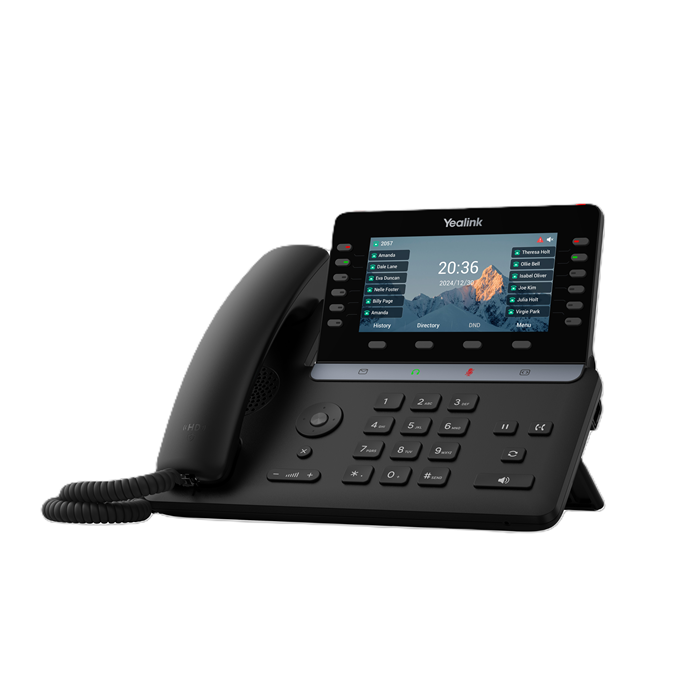 Yealink SIP-T85W (SBC READY) IP Phone, 5.5" Color Display, 16 SIP Accounts, HD Voice, Bluetooth 5.0, Wi-Fi 6, Dual USB, PoE, Linux 6.1 - Image 1