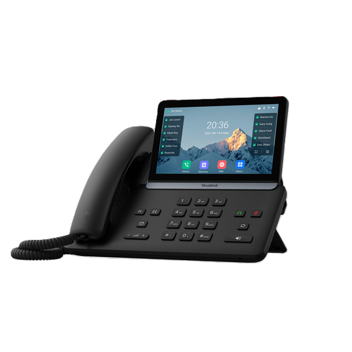 Yealink SIP-T87W (SBC READY) IP Phone, 7" Touchscreen, 16 SIP Accounts, HD Voice, Bluetooth 5.0, Wi-Fi 6, Dual USB, PoE, Linux 6.1, - Image 3