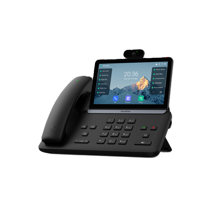 Yealink SIP-T88V Pro IP Phone, 7" Touchscreen, Android 13, HD Voice, Bluetooth Handset, Wi-Fi 6, Dual USB, PoE, Video Ready - Image 3