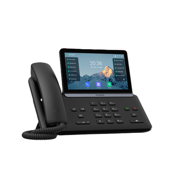 Yealink SIP-T88W IP Phone, 7" Touchscreen, Android 13, HD Voice, Bluetooth 5.0, Wi-Fi 6, Dual USB, PoE,  Optional BTH88 Handset - Image 2