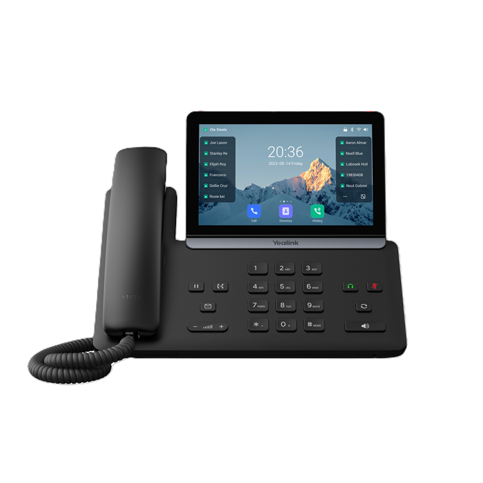 Yealink SIP-T88W IP Phone, 7" Touchscreen, Android 13, HD Voice, Bluetooth 5.0, Wi-Fi 6, Dual USB, PoE,  Optional BTH88 Handset - Image 1