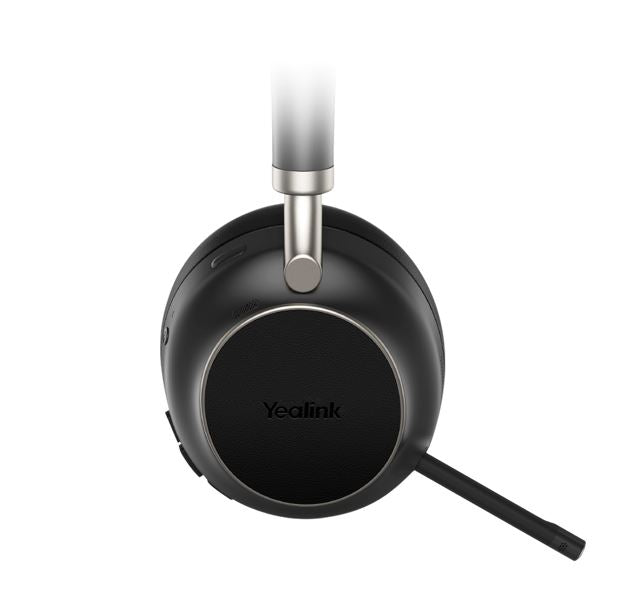 Yealink BH76 Teams Certified Bluetooth Wireless Stereo Headset, Black, ANC, USB-C, Rectractable Microphone, 35 hours battey life **EOS** - Image 3