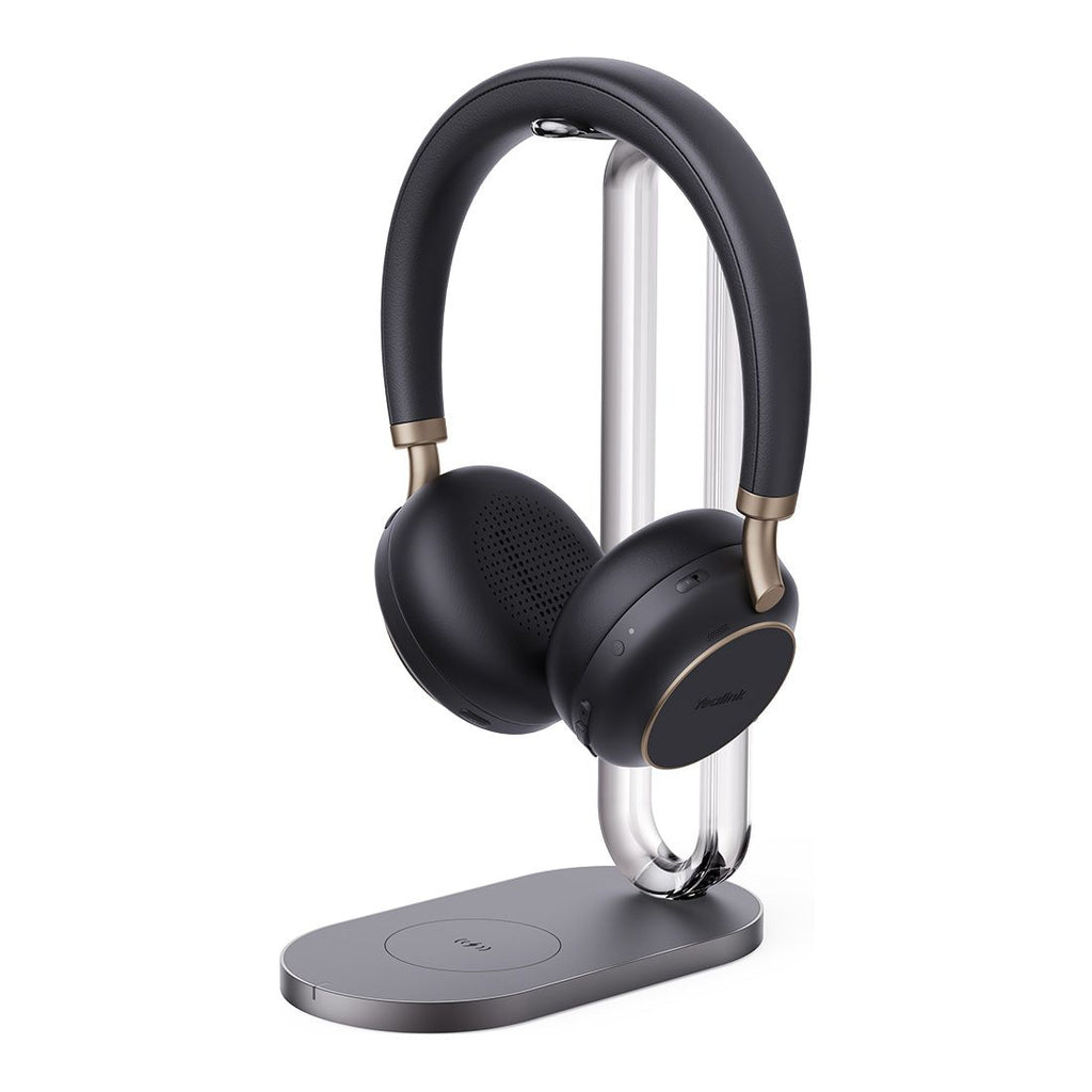 Yealink BH76 Teams ANC Bluetooth Headset With Charging Stand, Black, USB-A, Includes Charging Stand, Rectractable Microphone Up to 35 hours *EOS* - Image 5