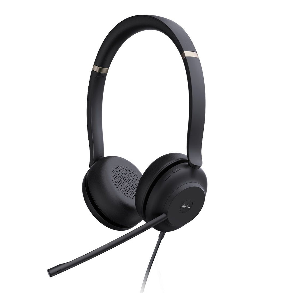 Yealink UH37 Dual MicrosoftTeams Certified USB Wired Headset USB-C/A PROFESSIONAL USB HEADSET Dual Noise-Cancelling, USB-C to USB-A adapter - Image 4