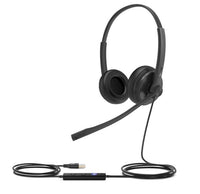 Yealink UH34 Dual Teams USB Headset, Lightweight, All Day Wearing Comfort, Ear Wideband Noise Cancelling Microphone, Leather Ear Cushions, USB-A - Image 2