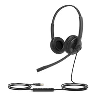 Yealink UH34 Dual UC USB Headset, Lightweight, All Day Wearing Comfort, Ear Wideband Noise Cancelling Microphone, Leather Ear Cushions, USB-A - Image 2