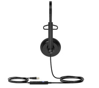 Yealink UH34 Mono Teams USB Headset, Lightweight, All Day Wearing Comfort, Ear Wideband Noise Cancelling Microphone, Leather Ear Cushions, USB-A - Image 3