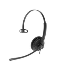 Yealink UH34 Mono Teams USB Headset, Lightweight, All Day Wearing Comfort, Ear Wideband Noise Cancelling Microphone, Leather Ear Cushions, USB-A - Image 4