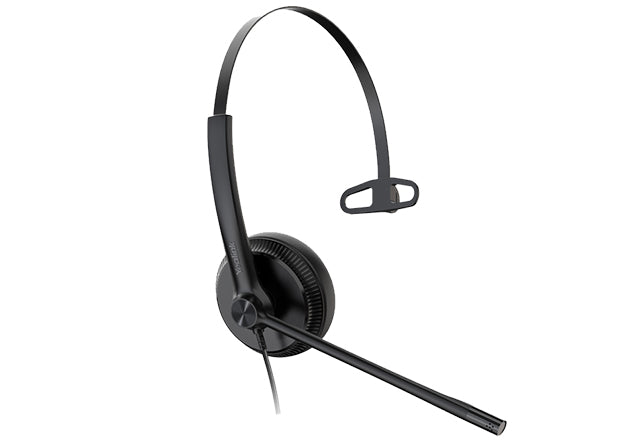 Yealink UH34 Mono UC USB Headset, Lightweight, All Day Wearing Comfort, Ear Wideband Noise Cancelling Microphone, Leather Ear Cushions, USB-A - Image 5