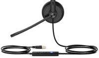 Yealink UH34 Mono UC USB Headset, Lightweight, All Day Wearing Comfort, Ear Wideband Noise Cancelling Microphone, Leather Ear Cushions, USB-A - Image 2