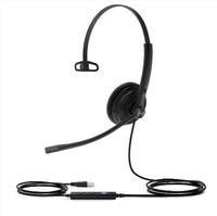 Yealink UH34 Lite Mono Teams USB Headset, Lightweight, All Day Wearing Comfort, Ear Wideband Noise Cancelling Microphone, Foamy Ear Cushions, USB-A - Image 4