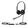 Yealink UH34 Special Edition Dual UC USB Headset, USB-C  3.5mm, Audio Clarity, Noise Cancelling Headset, USB-C and 3.5mm, Leather Ear Cushions - Image 1