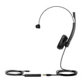 Yealink UH34 Special Edition Mono UC USB Headset, USB-C  3.5mm, Audio Clarity, Noise Cancelling Microphone, Leather Ear Cushions, YHC20 Controller - Image 1
