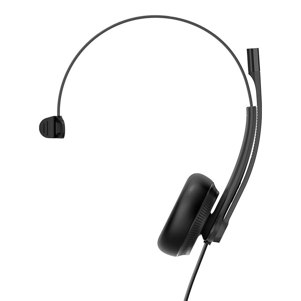Yealink UH34 Special Edition Mono UC USB Headset, USB-C  3.5mm, Audio Clarity, Noise Cancelling Microphone, Leather Ear Cushions, YHC20 Controller - Image 2