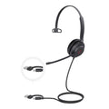 Yealink UH37 Mono USB Wired Headset, UC, USB-C/A, 35mm Speaker, Busylight, Leather Ear Cushion,HD Audio, 2Mic Noise Killer, Microsoft Teams & UC - Image 1