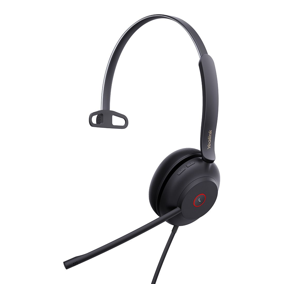 Yealink UH37 Mono USB Wired Headset, UC, USB-C, 35mm Speaker, Busylight, Leather Ear Cushion,HD Audio, 2Mic Noise Killer, Microsoft Teams & UC - Image 5