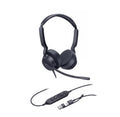 Yealink UH42SE Dual Teams USB-C/A Microsoft Certified Teams USB Wired Headset, Noise-Canceling Microphone, Leather Ear Cushions Control - Image 1