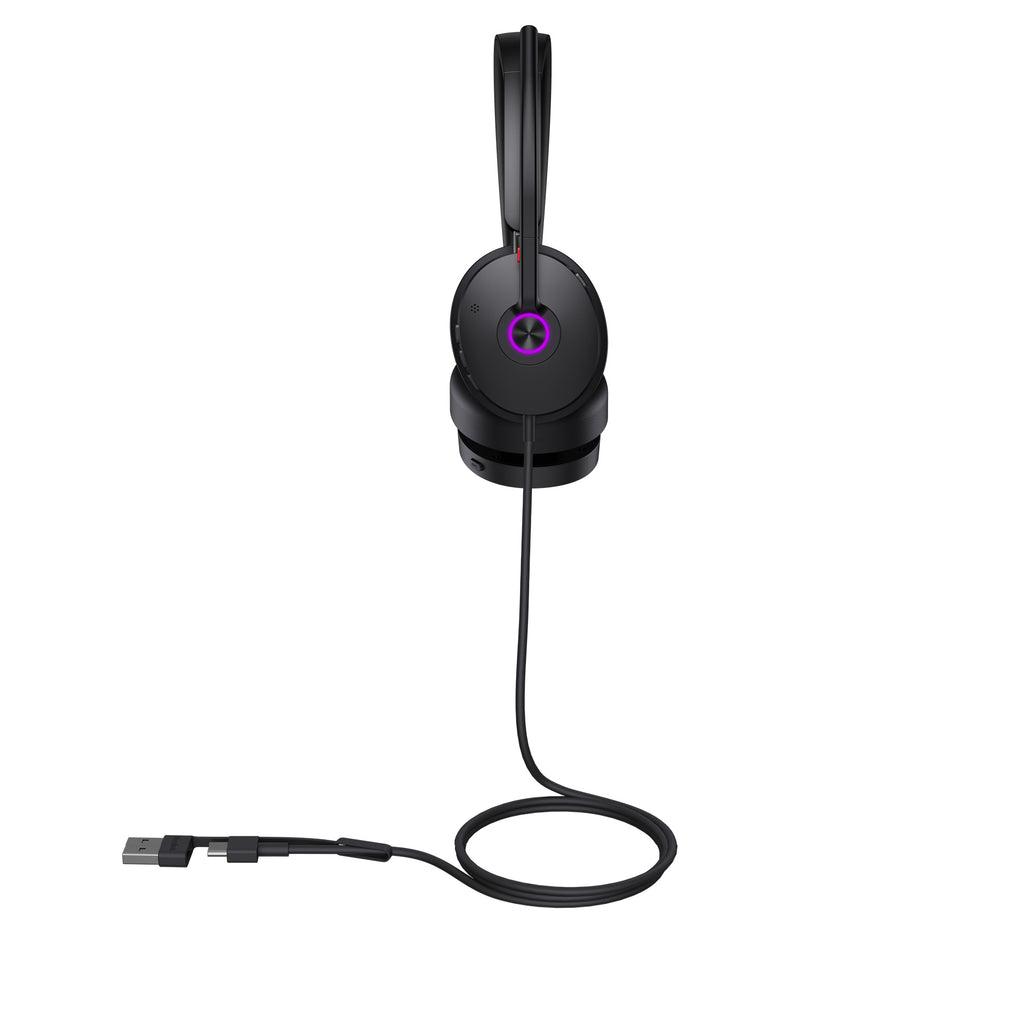 Yealink UH48 Teams USB Wired Headset Hybrid Active Noise Cancellation, Four-Microphone Noise-canceling Technology,  Swift Plug & Play All-Day Comfort - Image 3