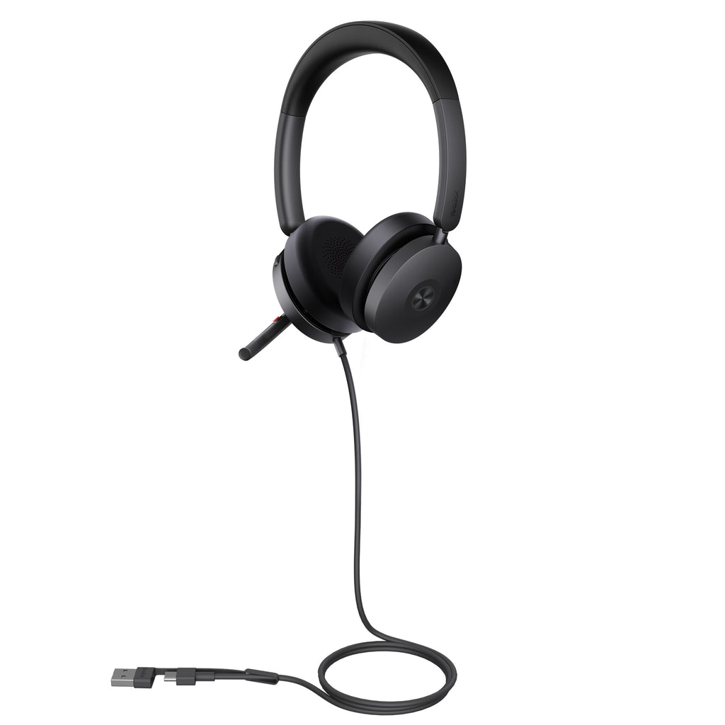 Yealink UH48 UC USB Wired Headset Hybrid Active Noise Cancellation, Four-Microphone Noise-canceling Technology,  Swift Plug & Play All-Day Comfort - Image 4
