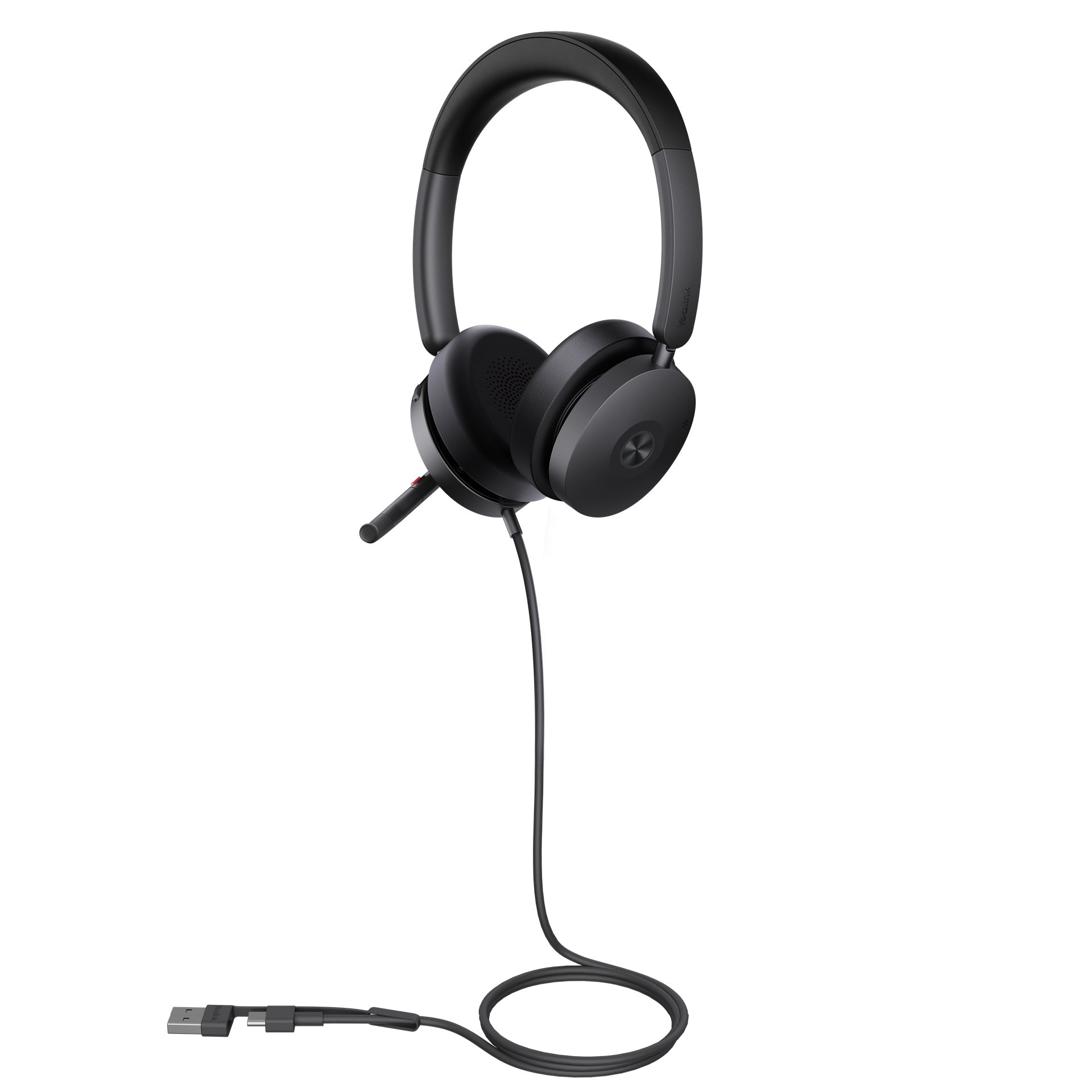 Yealink UH48 UC USB Wired Headset Hybrid Active Noise Cancellation, Four-Microphone Noise-canceling Technology,  Swift Plug & Play All-Day Comfort - Image 4
