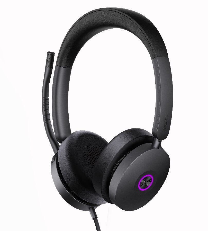 Yealink UH48 UC USB Wired Headset Hybrid Active Noise Cancellation, Four-Microphone Noise-canceling Technology,  Swift Plug & Play All-Day Comfort - Image 1