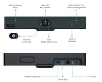 Yealink UVC34 All-in-One USB Video Bar, for Small Rooms and Huddle Rooms, Compatible with Almost Every Video Conferencing Service on the Market Today - Image 3
