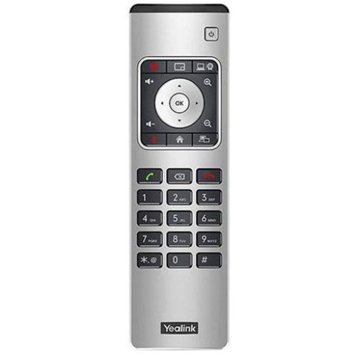 Yealink VCR11 remote control, MVC room systems, MeetingBar A20 A30 A40, camera PTZ, camera presets, mute, volume, call control, keypad - Image 5