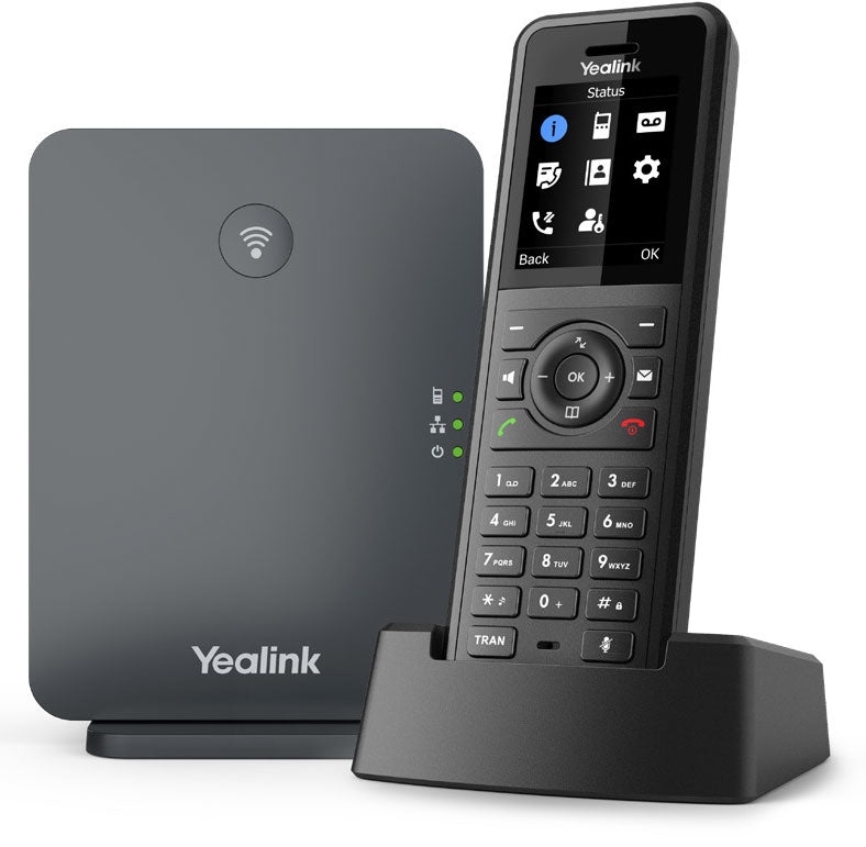 Yealink W77P High-Performance IP DECT Solution including W57R Rugged Handset And W70B Base Station, Up To 20 Simultaneous Calls, Noise Cancellation - Image 5