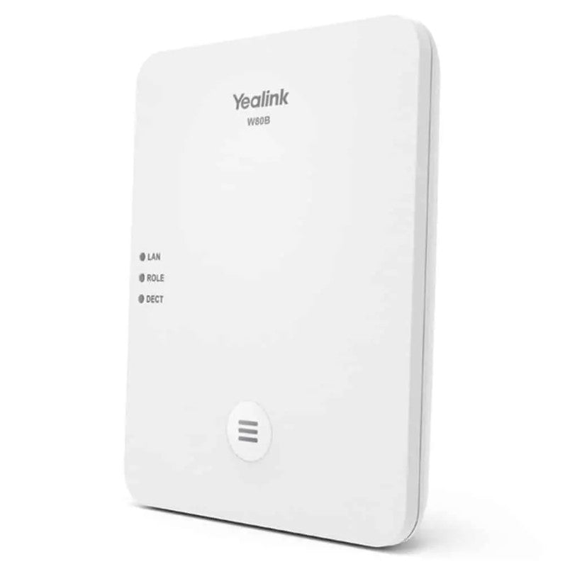 Yealink W80B Wireless DECT IP Multi-Cell System Solution, Up to 100 parallel calls, Up to 100 handsets, Up to 100 SIP accounts, Support PoE & IPv6I - Image 2