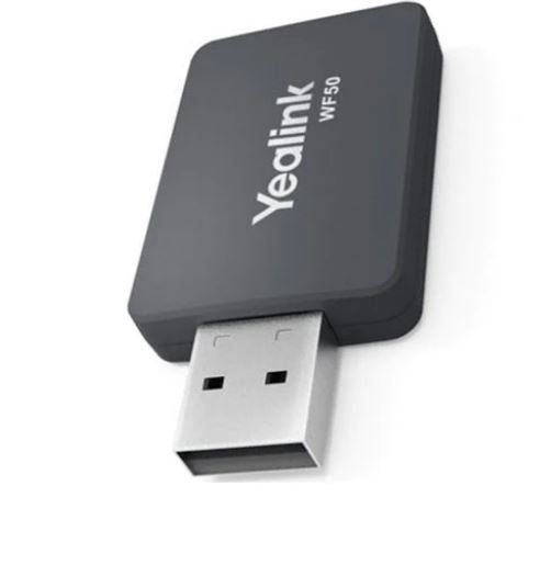 Yealink WF50 V1 Dual Band WiFi USB Dongle - SIP-T42U/T43U/T46U/T48U/T53 IP Phone, High Transmission Rate - Image 2