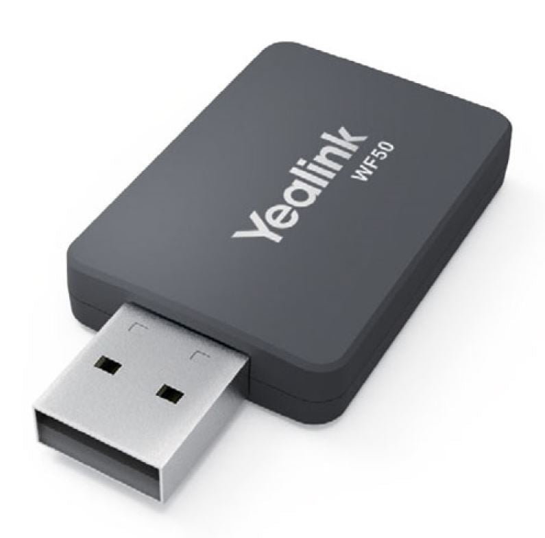 Yealink WF50 V1 Dual Band WiFi USB Dongle - SIP-T42U/T43U/T46U/T48U/T53 IP Phone, High Transmission Rate - Image 1
