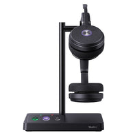 LAST STOCK Yealink WH62 Dual Teams DECT Wireless Headset Headset, Busylight On Headset, Leather Ear Cushions, Acoustic Shield Technology, Built-in Rin - Image 1