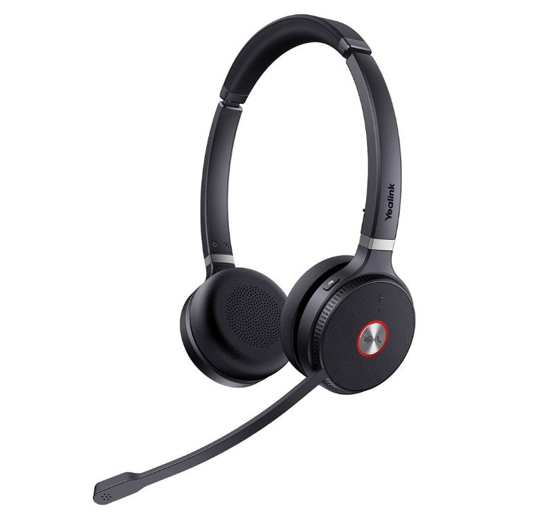 LAST STOCK Yealink WH62 Dual Teams DECT Wireless Headset Headset, Busylight On Headset, Leather Ear Cushions, Acoustic Shield Technology, Built-in Rin - Image 3
