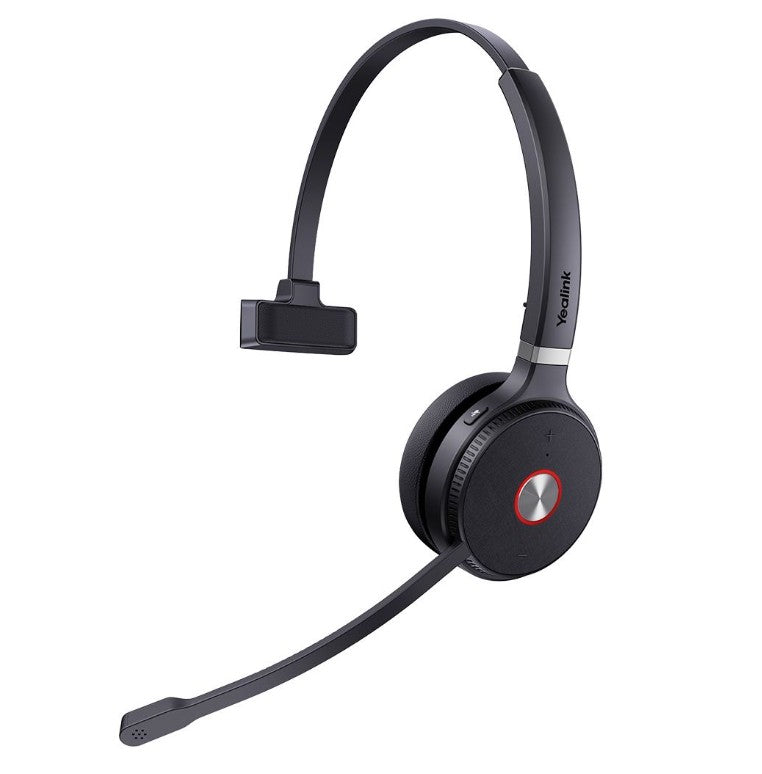 LAST STOCK Yealink WH62 Mono UC DECT Wireless Headset, Busylight On Headset, 2 Micro-USB Connection, Leather Ear Cushions (IPY-WH62-MONO-TEAMS alterna - Image 3