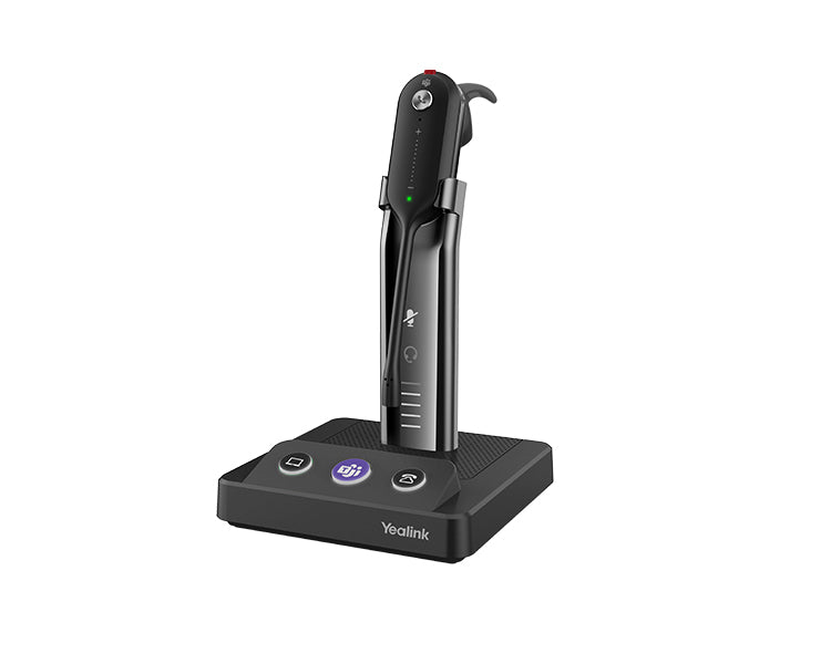 Yealink WH63 Teams Convertible DECT Wireless Headset, Busylight On Headset,2x microphones, HD Voice,Noise Killer, UC platform, *EOL* - Image 1