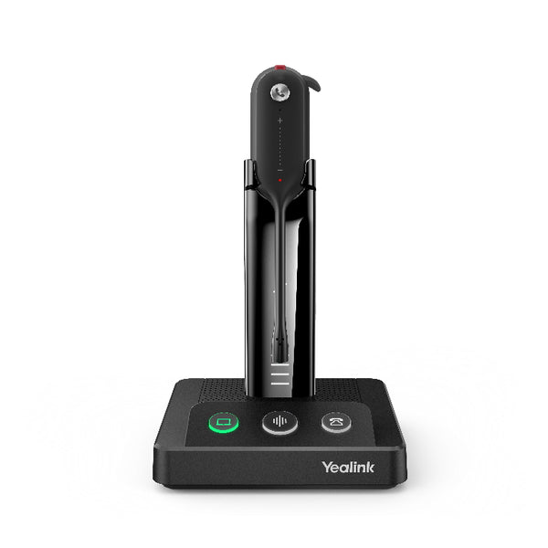 Yealink WH63 UC Convertible DECT Wireless Headset, Busylight On Headset, 2x microphones, HD Voice, Noise Killer, UC platform,  **EOL**