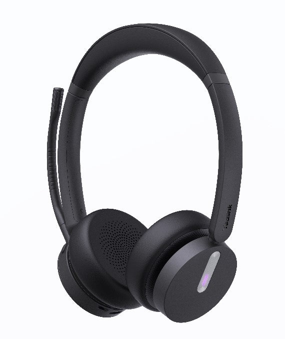 Yealink WH64 Hybrid Dual Teams DECT Wireless Headset, DECT & Bluetooth Wireless Technology, 3-Mic Noise Cancellation, DECT Dongle USB-A WDD60 - Image 2