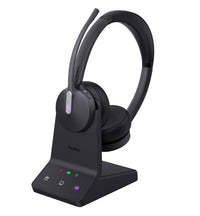 Yealink WH64 Dual Teams DECT Wireless Headset, DECT & Bluetooth Wireless, Busylight, 3-Mic Noise Cancellation, Charging Stands, Carrying Bag - Image 1