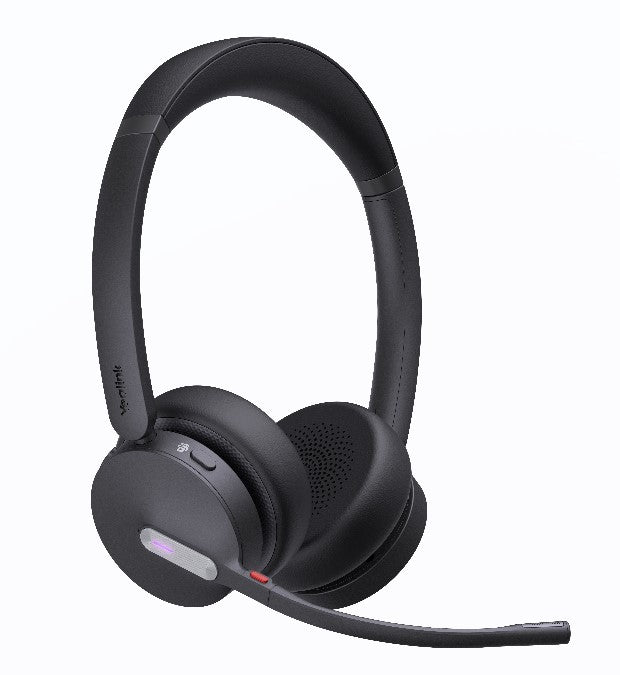 Yealink WH64 Hybrid Dual UC DECT Wireless Headset, DECT & Bluetooth Hybrid Wireless Technology, 3-Mic Noise Cancellation, UC Certified, Dongle WDD60 - Image 3