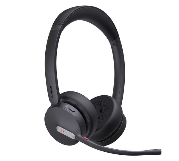 Yealink WH64 Dual UC DECT Wireless Headset, DECT & Bluetooth Wireless Technology,3-Mic Noise Cancellation,UC Certified, Charging Stands, Carrying Bag