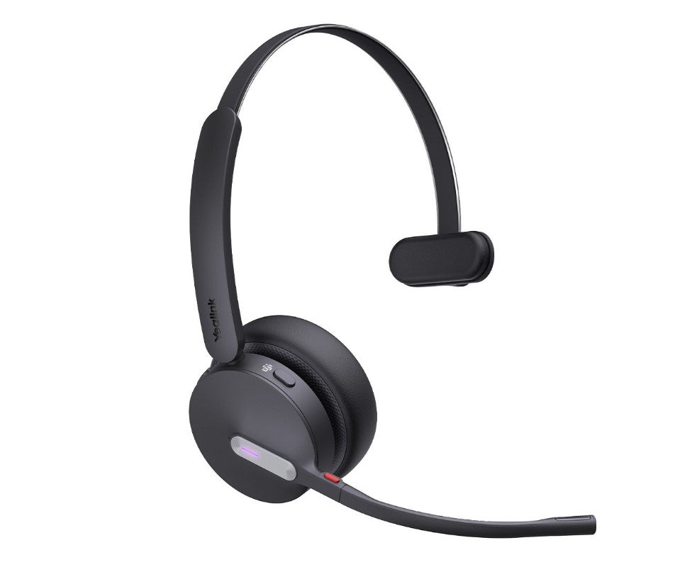 Yealink WH64 Hybrid Mono with Charging Stand DECT Wireless Headset, DECT & Bluetooth Hybrid Wireless 3-Mic Noise Cancellation, Dongle WDD60 - Image 4