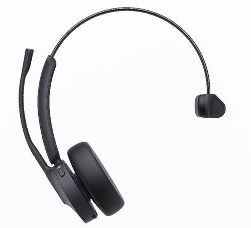 *LS Yealink WH64 Hybrid Mono Teams DECT Wireless Headset, DECT & Bluetooth Hybrid Wireless Technology, 3-Mic Noise Cancellation, Teams, Dongle WDD60 - Image 2