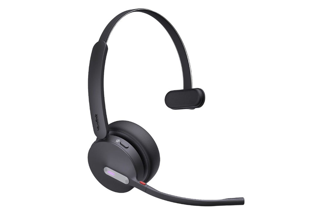Yealink WH64 Hybrid Mono Teams DECT Wireless Headset, DECT & Bluetooth Hybrid Wireless Technology, 3-Mic Noise Cancellation, Teams, Dongle WDD60 - Image 3