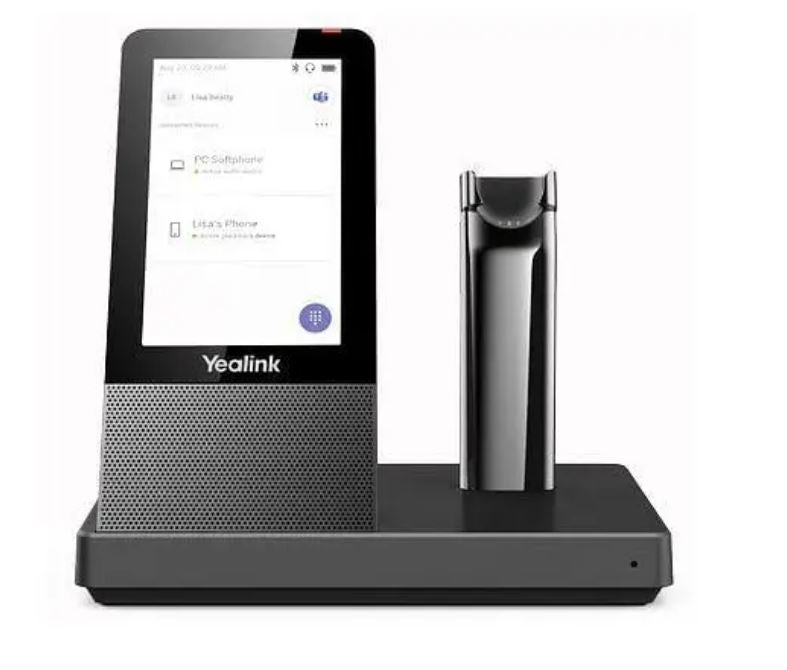 Yealink WH67 Teams DECT Wireless Convertible Headset, UC Workstation, HD Voice,2-Mic Noise Cancellation,Teams Certified, Lightweight, 4 Wearing Styles - Image 2