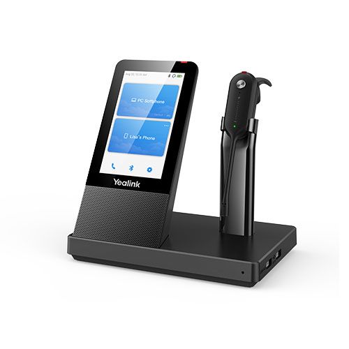 *EOL Yealink WH67 UC DECT Wireless Convertible Headset, UC Workstation, HD Voice,2-Mic Noise Cancellation,Teams Certified, Lightweight, 4 Wearing Styl - Image 1