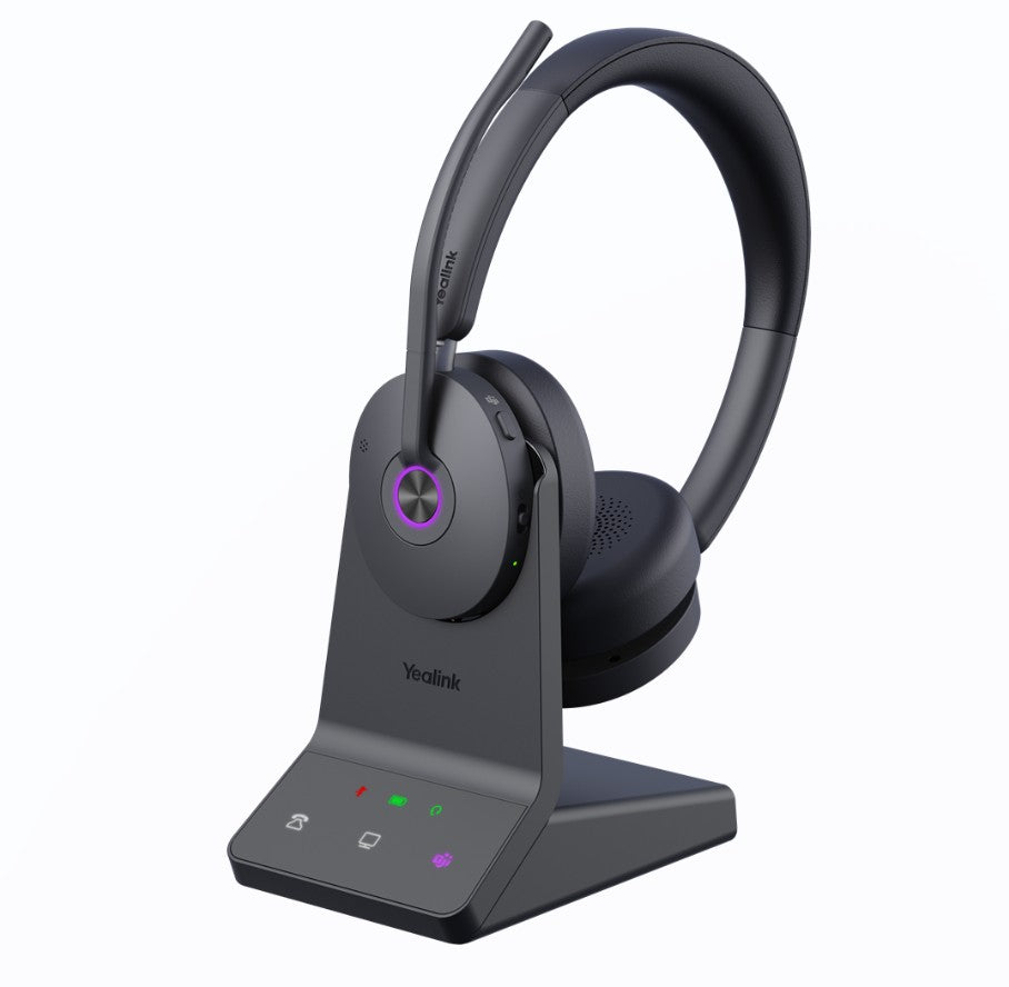 Yealink WH68 Dual Teams DECT & Bluetooth  Wireless Technology, 4-Mic Hybrid ANC, 4-Mic Noise Cancellation, All-Day-Wearing Comfort - Image 5