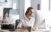 Yealink WH68 Dual Teams DECT & Bluetooth  Wireless Technology, 4-Mic Hybrid ANC, 4-Mic Noise Cancellation, All-Day-Wearing Comfort - Image 3