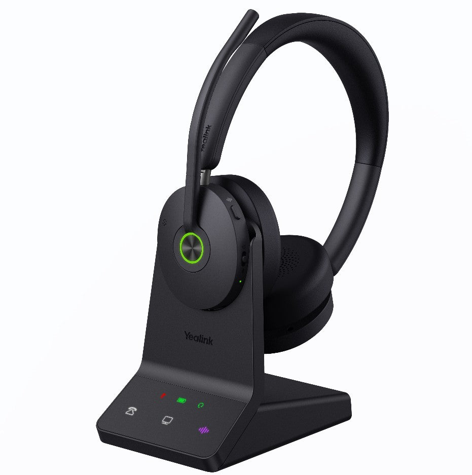 Yealink WH68 Dual UC DECT & Bluetooth Wireless Technology, 4-Mic Hybrid ANC, 4-Mic Noise Cancellation, All-Day-Wearing Comfort - Image 1