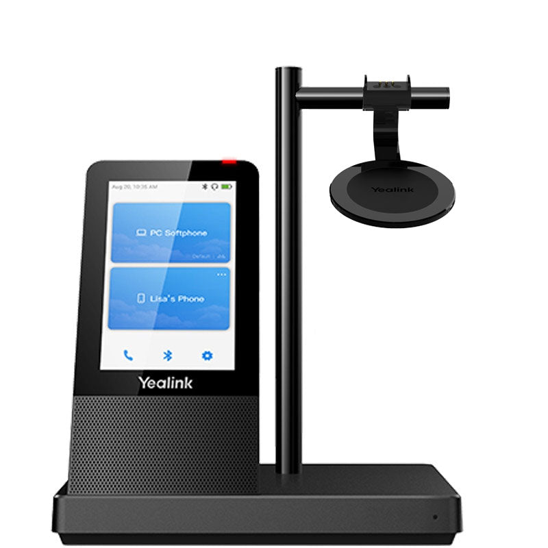 Yealink WHB660 Replacement DECT 6.0 Wireless Base with Touch Screen for WH66 MS and UC Headsets - Image 1
