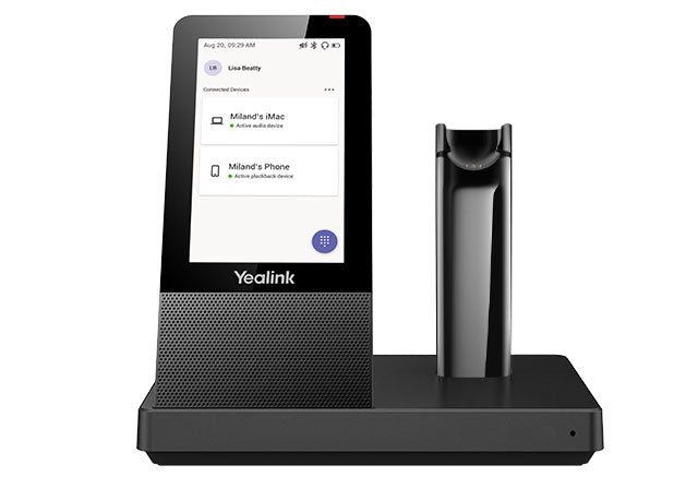 Yealink WHB670 Replacement DECT Base with Touch Screen for WH67 MS and UC Headsets - Image 2